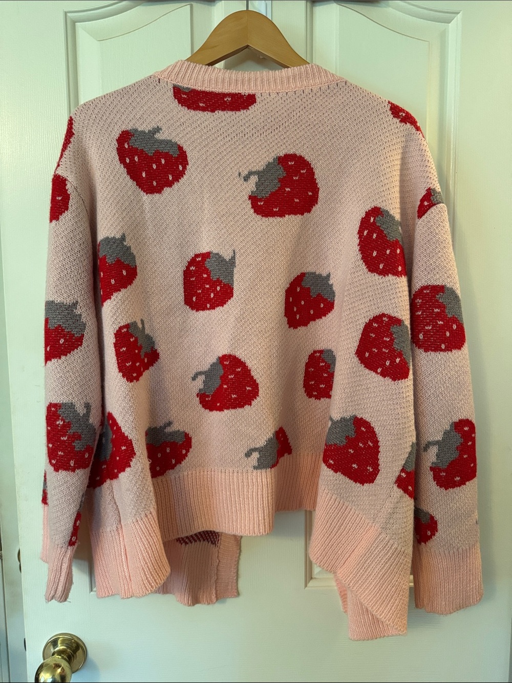 Strawberry Sweater Cardigan - Picture 3 of 3
